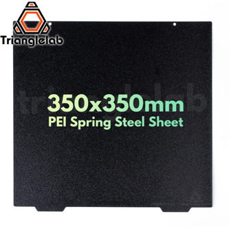 trianglelab 350 X 350 Double sided Textured PEI Spring Steel Sheet Powder Coated PEI Build Plate voron 3D printer for ABS PETG