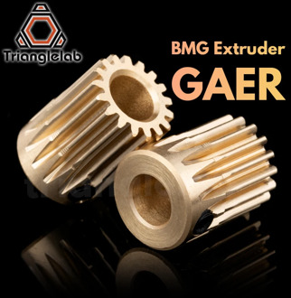 Trianglelab Brass BMG Extruder GAER Pinion Gear 5mm/0.5M 17T for Extruder motor Gaer for Extrusion wheel titan