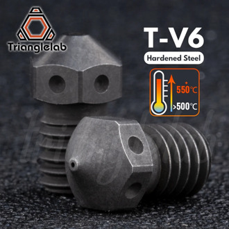 Trianglelab Hardened Steel T-V6 Nozzles high temperature 3D printER PEI PEEK Carbon fiber filament for E3D V6 hotend prusa MK3S