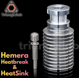 Trianglelab Hemera HOTEND Heatbreak Hemera V6 HOTEND Hemera Heat braak Hemera Heatsink Special manufacturing