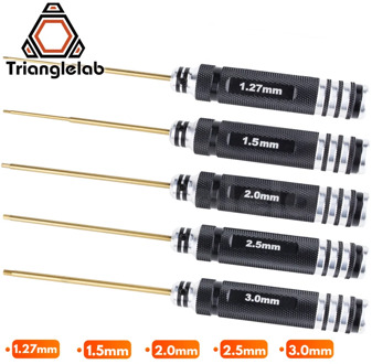 TriangleLAB High quality screwdriver tool 1.27 1.5 2.0 2.5 for 3d printer Accessories dragon hotend Removal tool