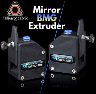 trianglelab Left Mirror BMG extruder V1.0 Cloned Btech Bowden Extruder Dual Drive Extruder for 3d printer for mk8 cr10 ender3