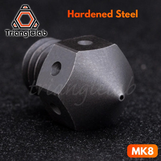 trianglelab MK8 high temperature Hardened Steel MK8 Nozzles for 3D printer PEI PEEK or Carbon fiber for E3D HOTEND Extruder