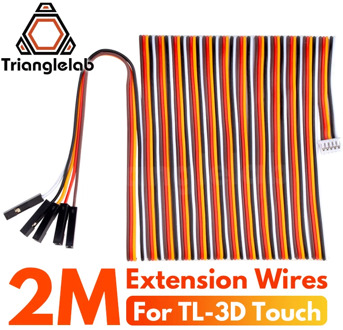 Trianglelab NEW 3D Printer 3D TOUCH 2Meter Extension wires TL-touch auto bed leveling sensor Extension wires for ender3 CR10