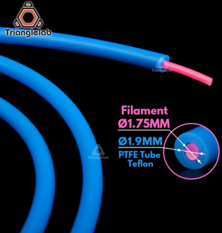 Trianglelab PTFE Tube Teflonto TL-Feeder hotend RepRap Rostock Bowden Extruder 1.75mm ID1.9mmOD4mm Capricornus tube
