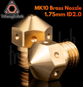 trianglelab Super high quality Micro Swiss MK10 Nozzle ID2.0MM for Micro Swiss All Metal Hotend Kit M7 Thread 3D printer