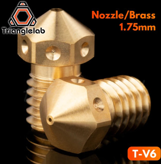 trianglelab T-V6 nozzle Top quality V6 Nozzle for 3D printers hotend M6 Thread for E3D Nozzles hotend titan extruder