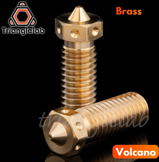 trianglelab Top quality V6 volcano Nozzle for 3D printers hotend 5pcs/lot volcano upgrade kit for E3D volcano hotend