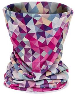 Trianglie Roze Magic Sjaal Polyester Microfiber Bandana Sport Fietsen Bandana Hoofdband