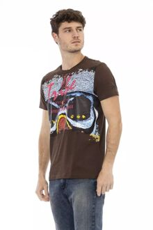 Tribe Papoea Nieuw-Guinea Graphic Tee - maat L Bruin