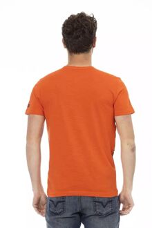 Tribe Papua Korte Mouwen T-Shirt Oranje - XL