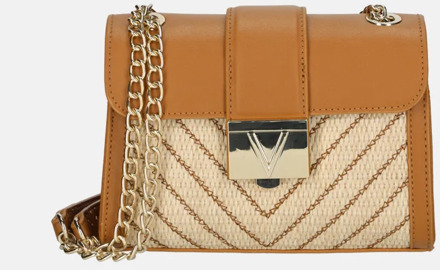 Tribeca crossbody tas naturale/cuoi Bruin