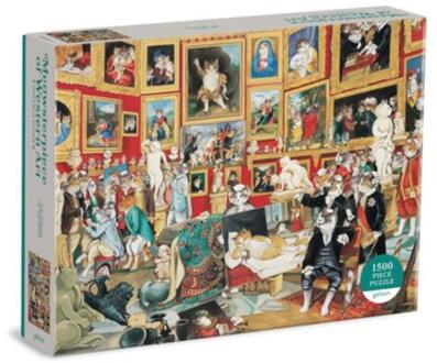 Tribuna Of The Uffizi Meowsterpiece Of Western Art 1500 Piece Puzzle - Galison (ISBN: 9780735369719)