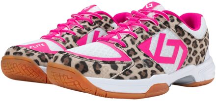 Tribute Indoor Hockeyschoenen Junior bruin - roze - wit - 33