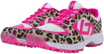 Tribute Outdoor Hockeyschoenen Junior bruin - roze - wit - 30