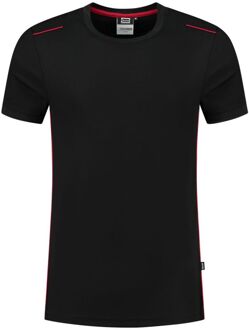 Tricorp Accent 102703 - T-shirt - Zwart/Rood - S