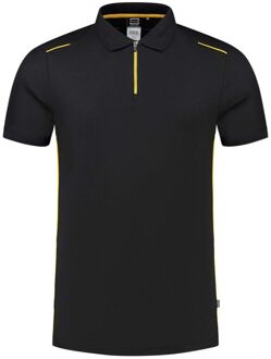 Tricorp Accent 202703 - Poloshirt - Zwart/Geel - L