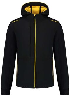 Tricorp Accent 402705 - Softshell jas - Zwart/Geel - S