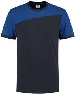 Tricorp Bicolor 102006 - T-shirt - Donkerblauw /Kobalt - 3XL
