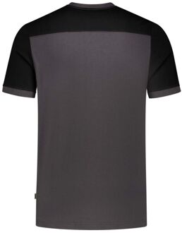 Tricorp Bicolor 102006 - T-shirt - Donkergrijs /Zwart - XS