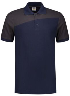 Tricorp Bicolor Naden - Poloshirt - Blauw/Donkergrijs - 5XL