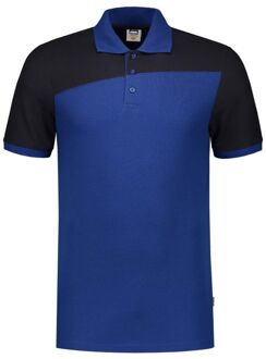 Tricorp Bicolor Naden - Poloshirt - Kobalt/Donkerblauw - XS