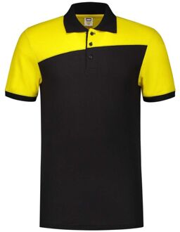 Tricorp Bicolor Naden - Poloshirt - Zwart/Geel - 5XL