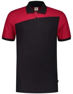 Tricorp Bicolor Naden - Poloshirt - Zwart/Rood - 8XL