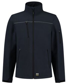 Tricorp Softshell Jack - Workwear - 402006 - Marine Blauw - Maat 3xl