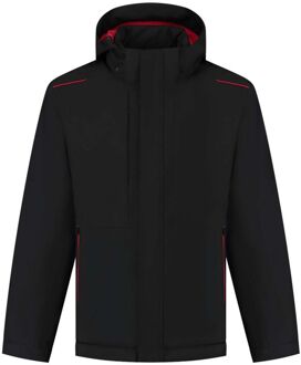 Tricorp Winter Tech Shell Accent 402703 - Werkjas - Zwart/Rood - 2XL
