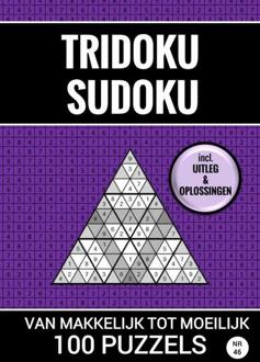 Tridoku Sudoku - 100 Puzzels Makkelijk Tot Moeilijk - Nr. 46 - Sudoku Puzzelboeken