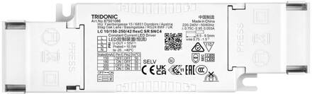 Tridonic compacte LED-driver LC 10/150-250/42 flexC SR SNC4 wit