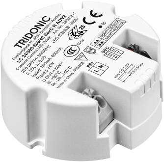 Tridonic LED driver LC 24W 500-600mA flexC R ADV2 wit