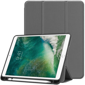 Trifold Bookcase Ipad (2018) / (2017) / Air 2 / Air Tablethoes - Grijs