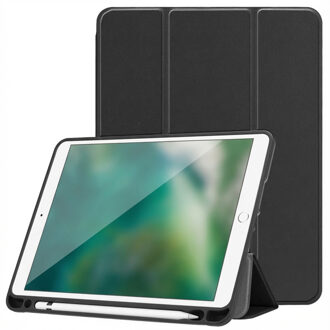 Trifold Bookcase iPad (2018) / (2017) / Air 2 / Air tablethoes - Zwart