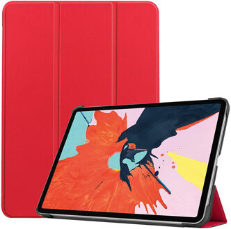 Trifold Bookcase Ipad Air (2020) Tablethoes - Rood