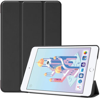 Trifold Bookcase iPad mini (2019) / iPad Mini 4 tablethoes - Zwart