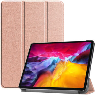 Trifold Bookcase iPad Pro 11 (2021) tablethoes - Rosé Goud