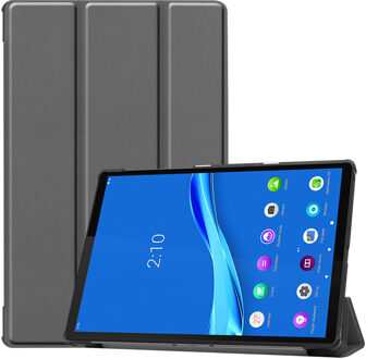 Trifold Bookcase Lenovo Tab M10 Plus / M10 FHD Plus tablethoes - Grijs