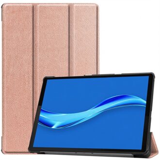 Trifold Bookcase Lenovo Tab M10 Plus / M10 FHD Plus tablethoes - Rosé Goud