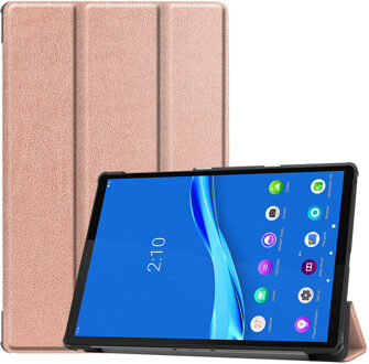 Trifold Bookcase Lenovo Tab M10 Plus / M10 FHD Plus tablethoes - Rosé Goud