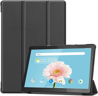 Trifold Bookcase Lenovo Tab M10 Tablethoes - Zwart