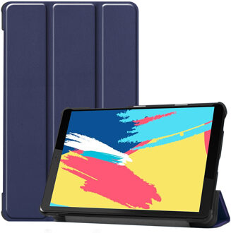 Trifold Bookcase Lenovo Tab M8 / M8 FHD tablethoes - Donkerblauw