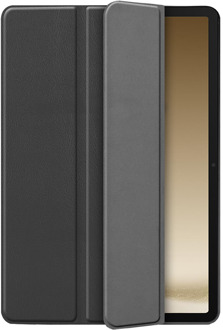 TriFold Hoes met Auto Slaap/Wake geschikt voor Samsung Galaxy Tab A9+ - Zwart