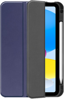 TriFold Hoes met Penhouder geschikt voor iPad 2022 (10th Gen) - Blauw