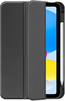 TriFold Hoes met Penhouder geschikt voor iPad 2022 (10th Gen) - Zwart