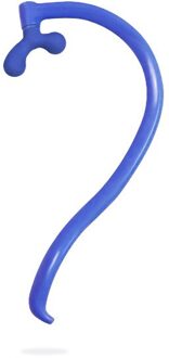 Trigger Point Massager Stok Zelf Massage Tool Diepe Druk Body Muscle Relief Haak Verwijderbare Therapeutische Terug Massage Gereedschap blauw