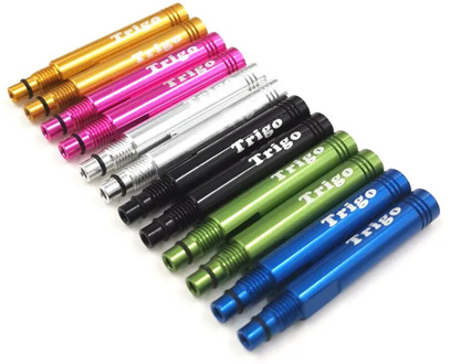 TRIGO CNC Aluminium Alloy Bicycle Bike 30mm/60mm Presta Valve Tire Extender Cap Core Adapter