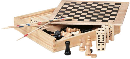 Trikes 4 in 1 bordspel - maat One size Bruin/groen