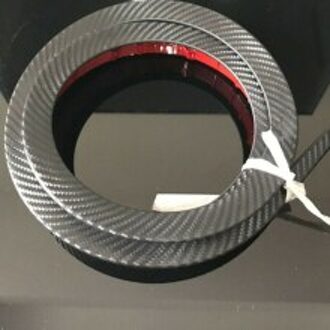 Trim Auto Spoiler Carbon Fiber Pu Flexibele Zwart Hatch Gate Motorkap Onderdelen